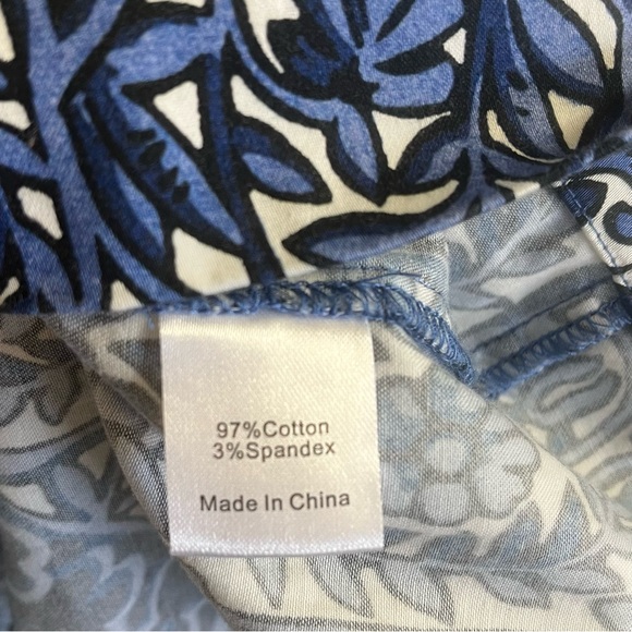 Tuckernuck XXL Crawford Dress Blue White Floral Ruffle Mini - Picture 5 of 8